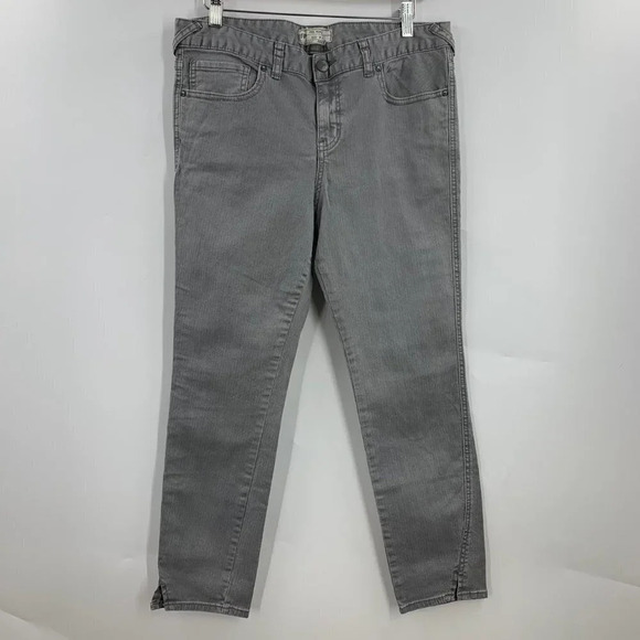 Free People Women's High Waisted Cotton Split Ankle Denim Jeans Size 31 - Picture 1 of 11